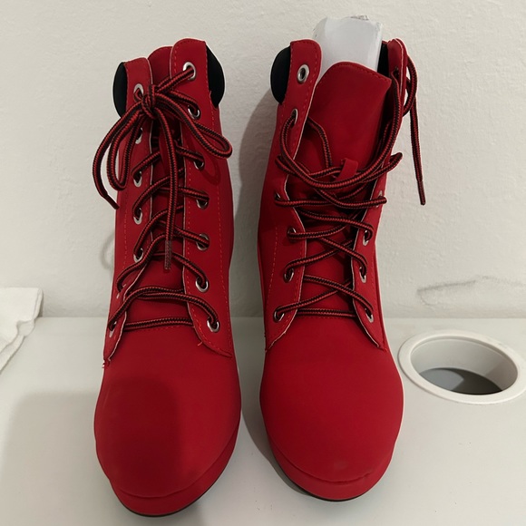 Red Booties - Picture 2 of 4